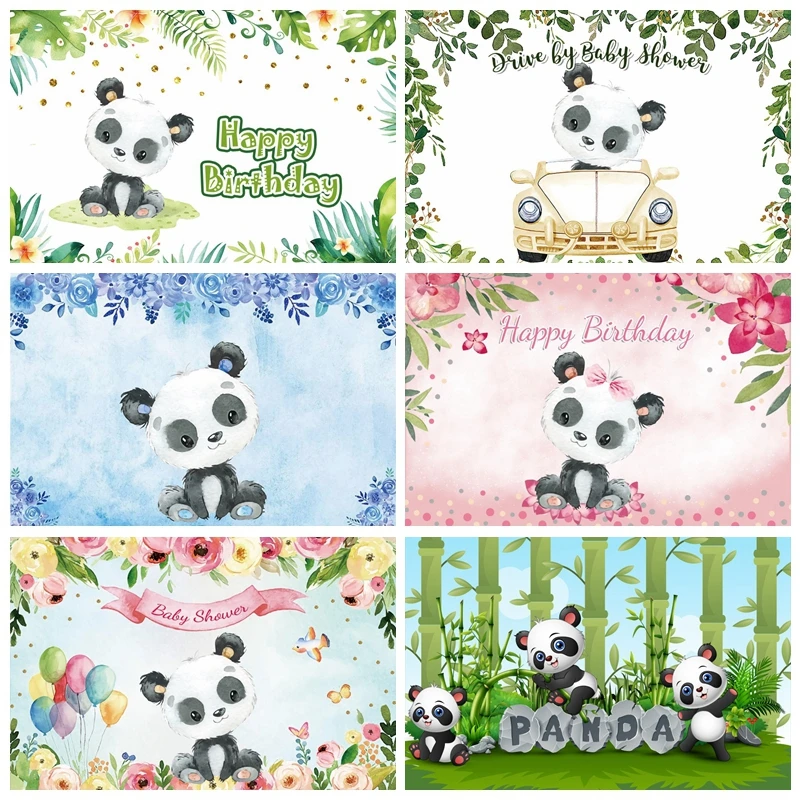 Yeele фотосессия панда фон точки Детский День Рождения Вечеринка фоны для