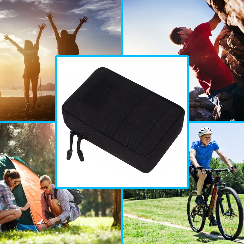 

Tactical Molle Pouch 600D Military Waist Belt Pack Bag Utility EDC Tool Zipper Pocket Phone Case Airsoft Hunting Accessory Bags