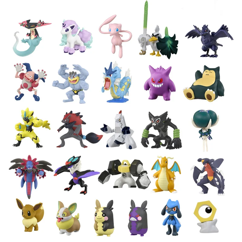 Экшн-фигурка из аниме «Покемон» TAKARA TOMY, коллекционные модели игрушек, люкарио, Зера, калирекс, зарудэ, катапульта, конский Рыцарь