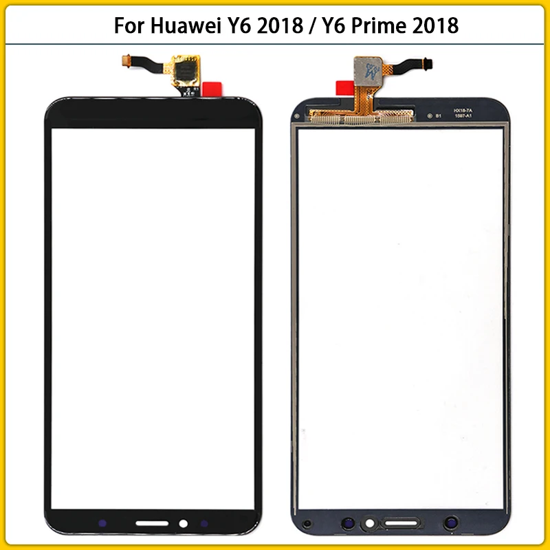Новый сенсорный экран Y6 для Huawei 2018 / Prime сенсорная панель дигитайзер датчик ЖК