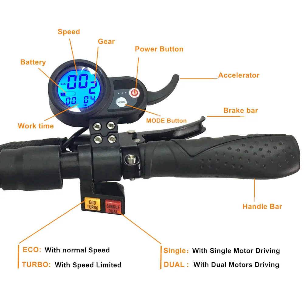 Электрический скутер 3200 Вт с двумя двигателями диапазон 60-120км | Спорт и