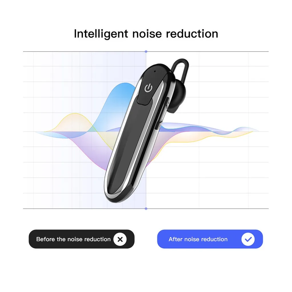 Беспроводной наушник крепление наушников с Bluetooth наушники один Handfree микрофоном
