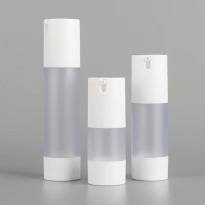 

15ml 30ml 50ml White Empty Airless Spray Pump Bottles Containers Perfume Sample Skin Care Cosmetic Airless Spray Bottle
