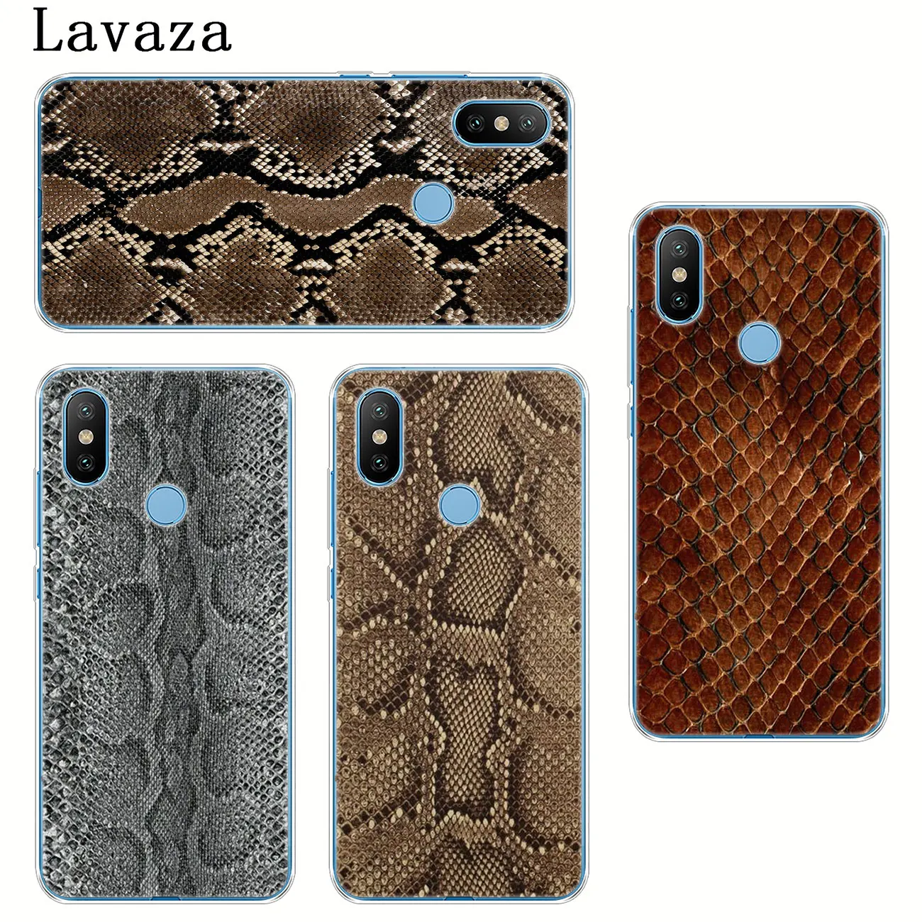 Твердый чехол для телефона Lavaza из змеиной кожи с леопардовым рисунком, чехол для Xiaomi Redmi 8A, 7A, 6A, 5A, 4A, K20, Note 8, 7, 5, 6, Pro, 4, 4X, чехол