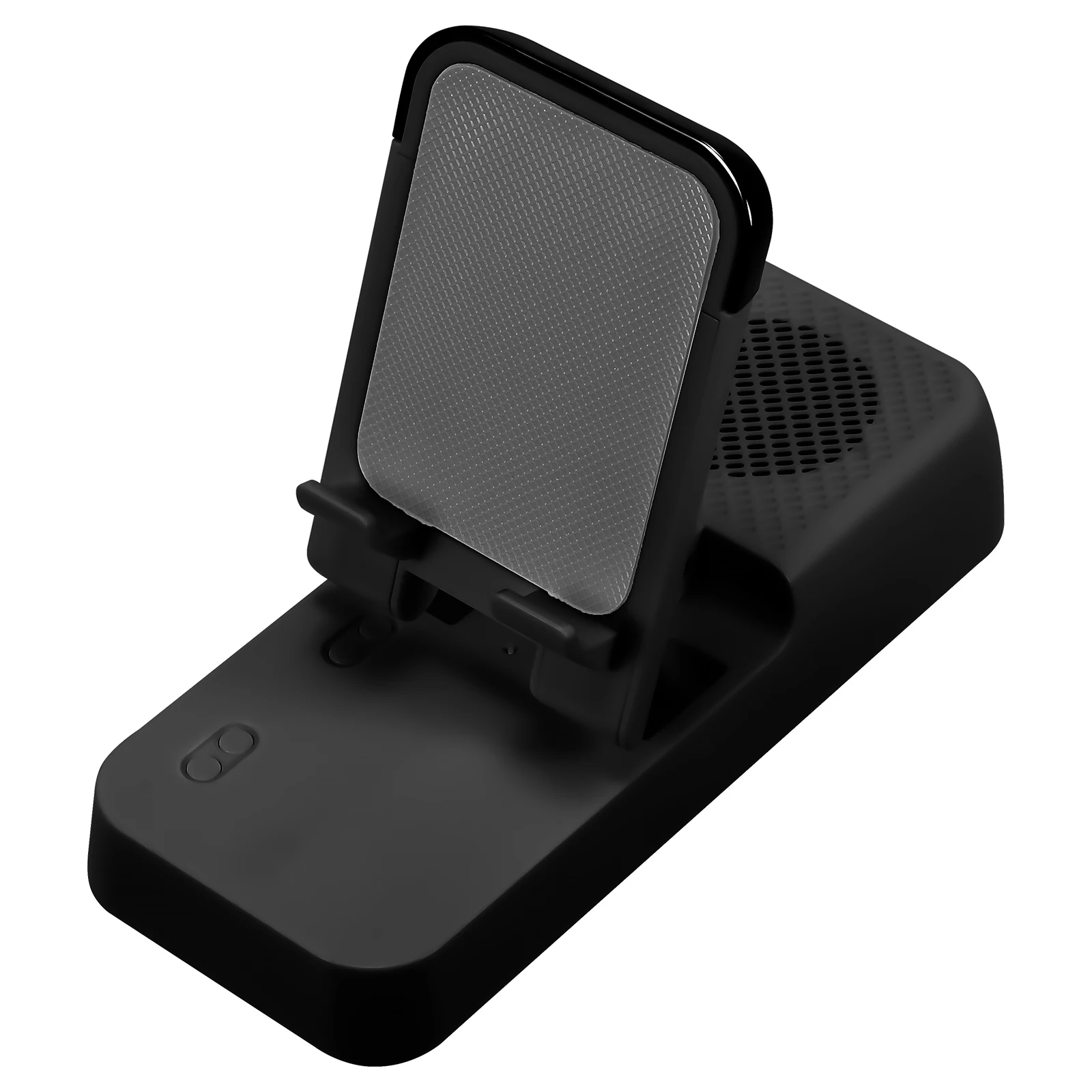 

Bluetooth 5.0 Connection 2 In1 Design Phone Holder Bluetooth Speaker 1200mAh Anti-Slip Adjustable Speaker Holder For IPhone