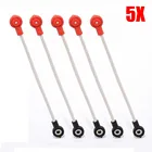 5 шт. 180 мм Кабели для аккумуляторов Провода Клеммы соединительные кабели провода 2,5 мм жаростойкий материал