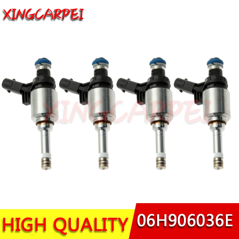 4 шт. 06H906036E 06H906036P 06H906036G Топливная форсунка подходит для Volkswagen BEETLE CC EOS PASSAT TIGUAN