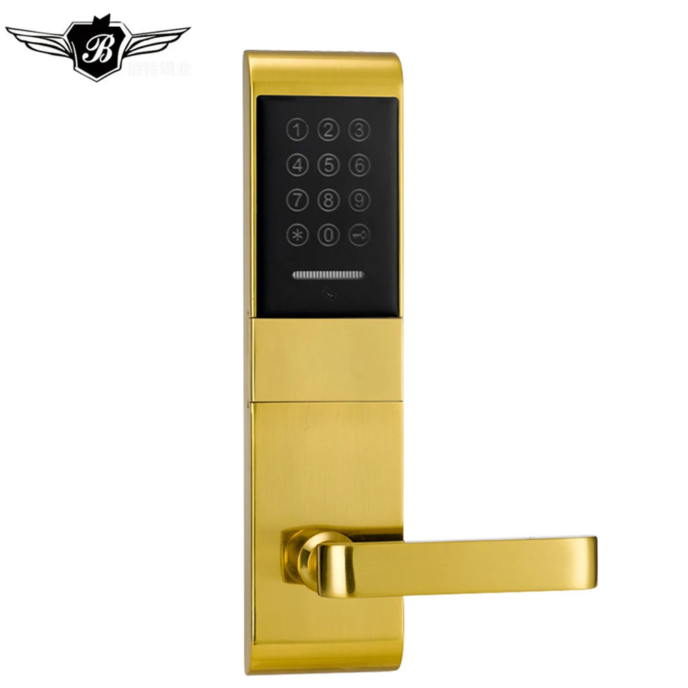 Интеллектуальный электронный БЕСКЛЮЧЕВОЙ Pin код безопасный замок RFID карта