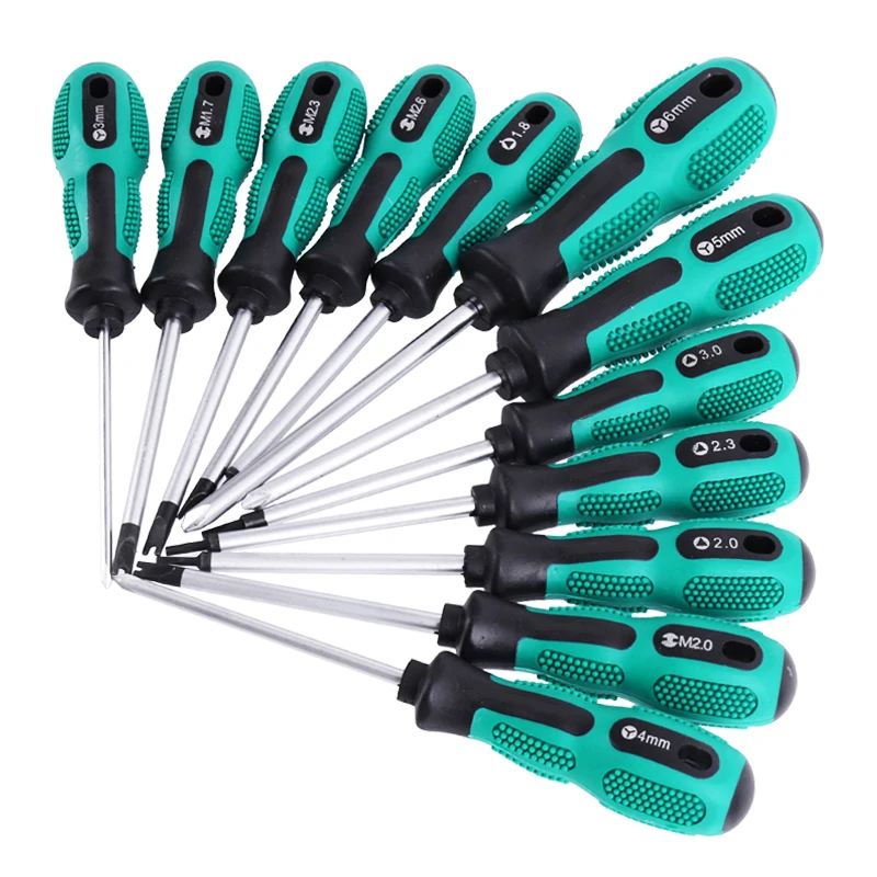 

Набор отверток с магнитной отверткой и нескользящей ручкой