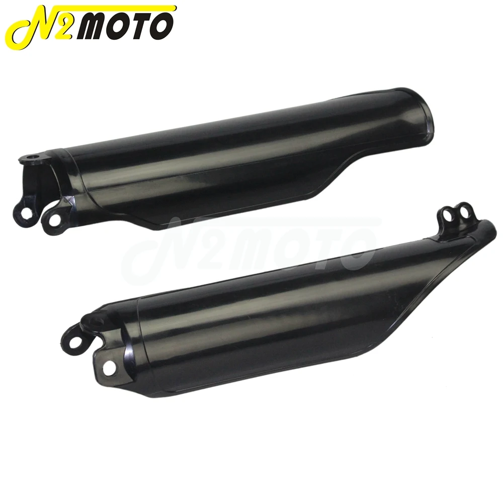 Черные защитные чехлы на переднюю вилку накладки вилки для Honda CR125 CR250 CR500 CRF250R CRF450R