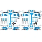 1 комплект обновления Запчасти комплект для WLtoys A959 A969 A959-B A969-B A979-B K929-B 118 RC автомобиль запасные аксессуары