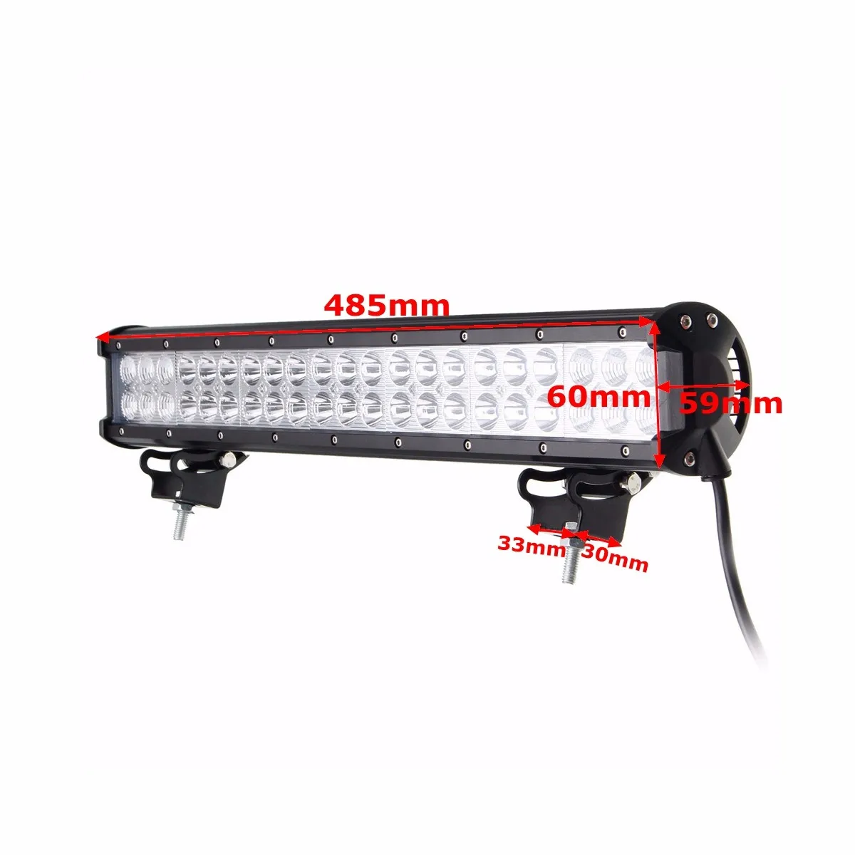 

20 Inch 42 LED Work Light Bars Spot Flood Combo Beam Light Bars 8000LM IP 68 work light for Offroad Car SUV ATV