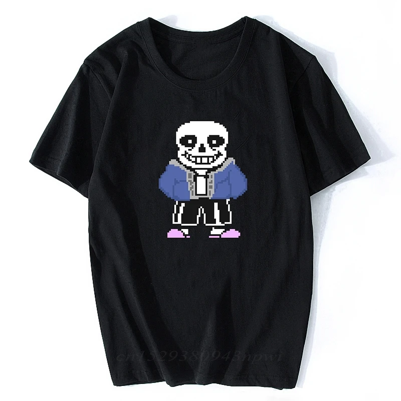Игры Undertale Футболка Skull Brother Sans И Papyrus с принтом Футболки коротким рукавом О