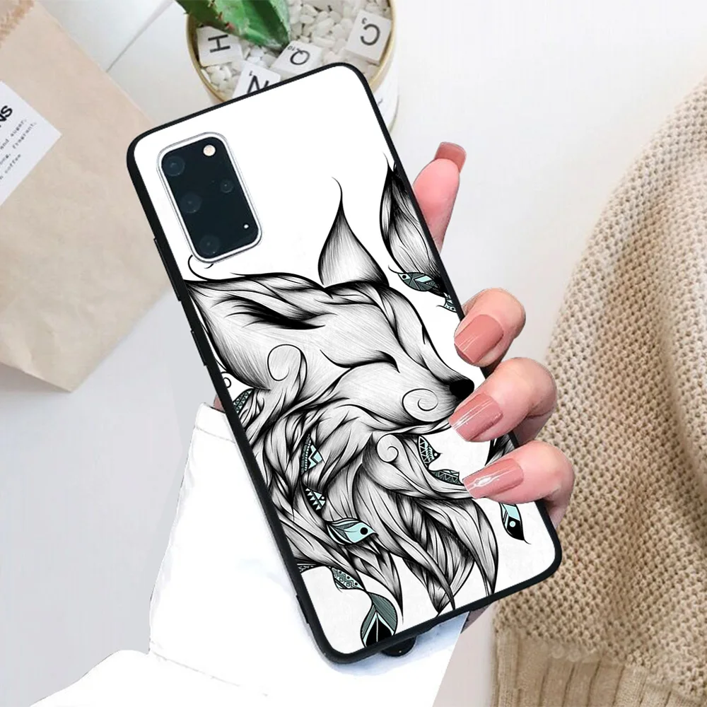 

For Samsung Galaxy Fox B&W Soft TPU Black Border Samsung Galaxy Case