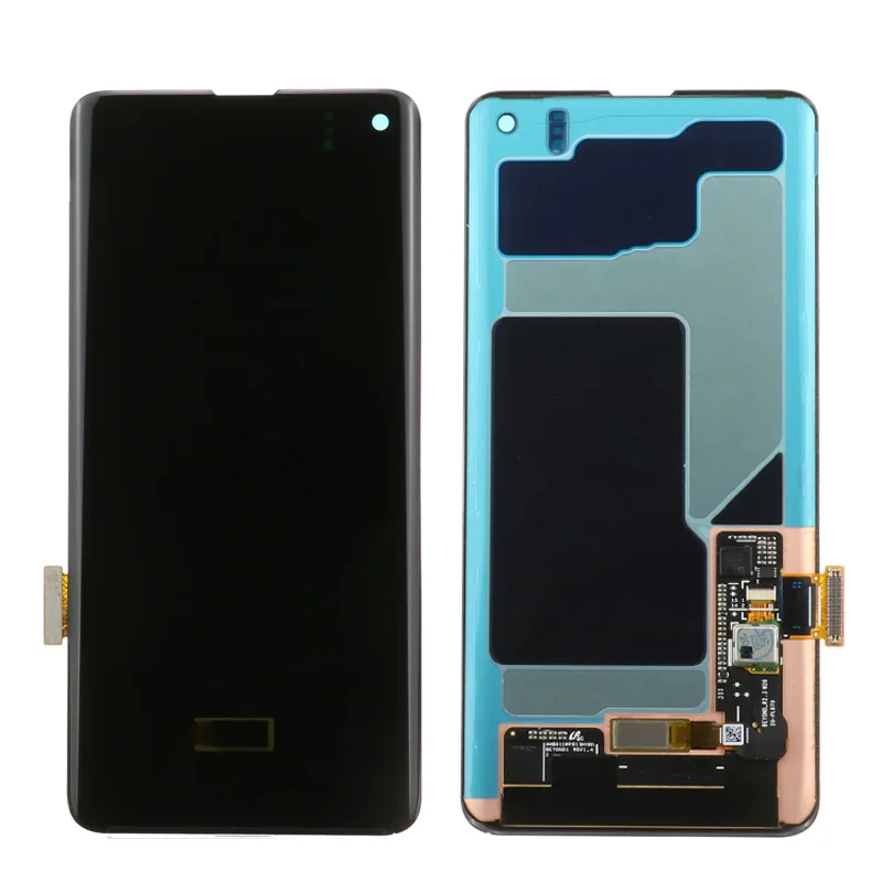 Фото 6,1-дюймовый ЖК-дисплей Super AMOLED для SAMSUNG S10 G973 SM-G973F/DS G973U, замена дигитайзера сенсорного экрана №4