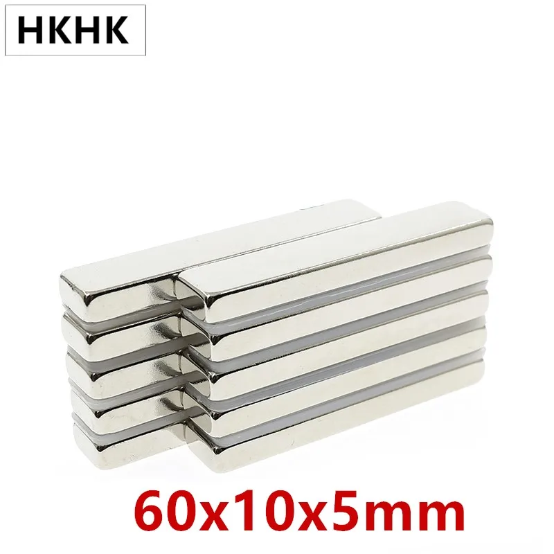 60x10x5 прочные для простыней редкоземельный магнит толщина 5 мм блок прямоугольные