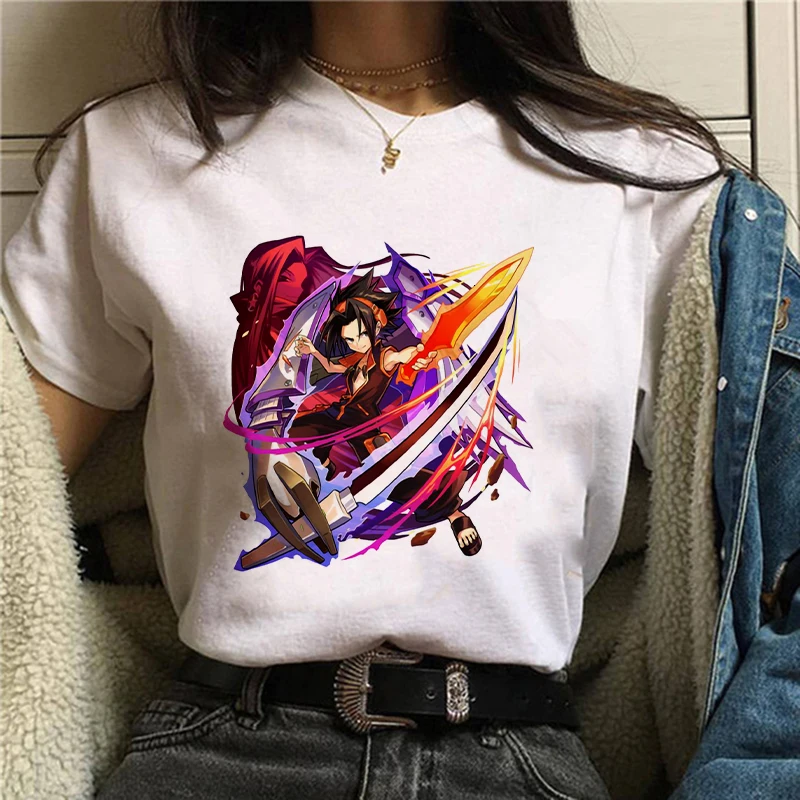 

Woman tshirts Shaman King Graphic Tees Kawaii Japanese Anime Toilet Bound Hanako Kun T Shirt Women Funny Cartoon Inuyasha Tshirt