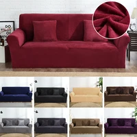 velvet sofa cover for living room sectional corner couch cover armchair sofa slipcover elastic stretch 1234 seater