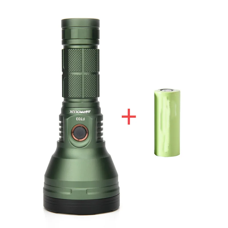 Astrolux FT03 SST40-W 875m Type-C перезаряжаемый фонарик + 26650 5000mAh 3C с питанием от аккумулятора