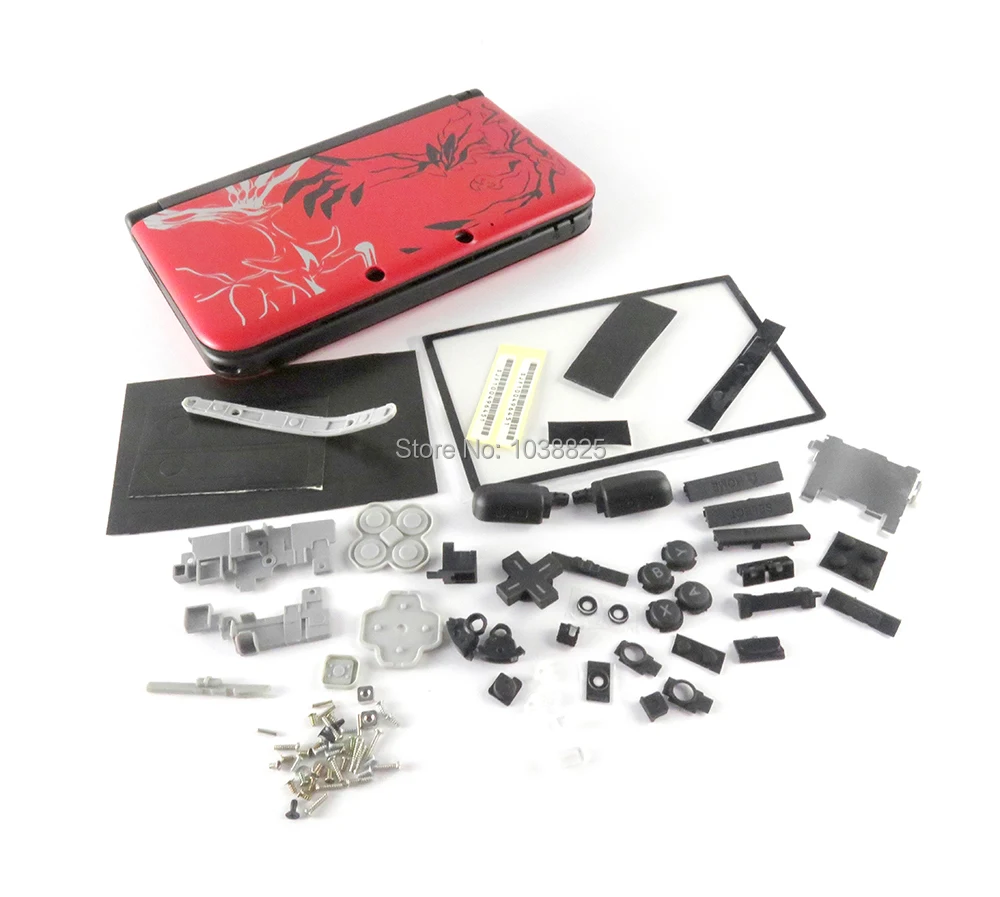 4sets For 3DS XL LL 3DSXL 3DSLL Nintendo Buttons Middle Frame Full Housing Shell Back Battery Cover Case Kits Console Part | Электроника