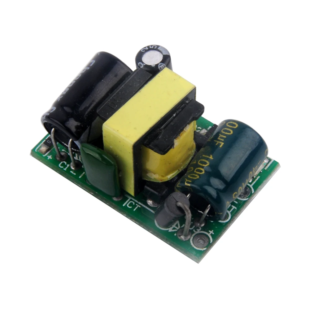 RCmall 10Pcs AC-DC 220V to 5V 700mA Buck Converter Step Down Power Supply Module 3.5W Stable Performance Buck Module