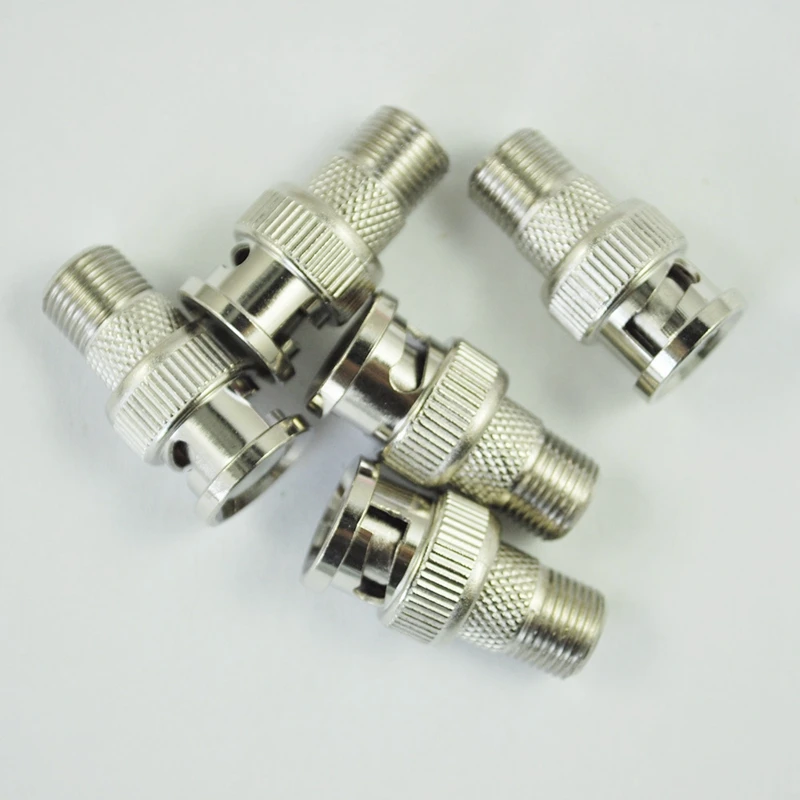 Новый F Женский к BNC Мужской Коаксиальный RF Разъем RG6 RG59 адаптер x 5 | Строительство