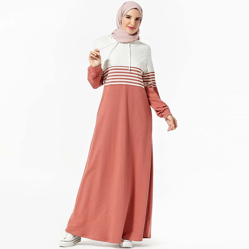 Мусульманское платье Ближний Восток арабский женский свитер с капюшоном