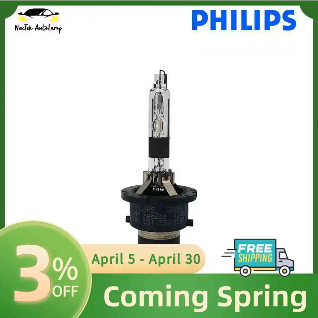 

Philips Standard Xenon Bulbs D4R 35W 42406C1 Car Headlight 4200K ECE 100% Authentic