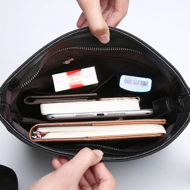 Водоотталкивающая нейлоновая деловая Повседневная сумка через плечо для мужчин