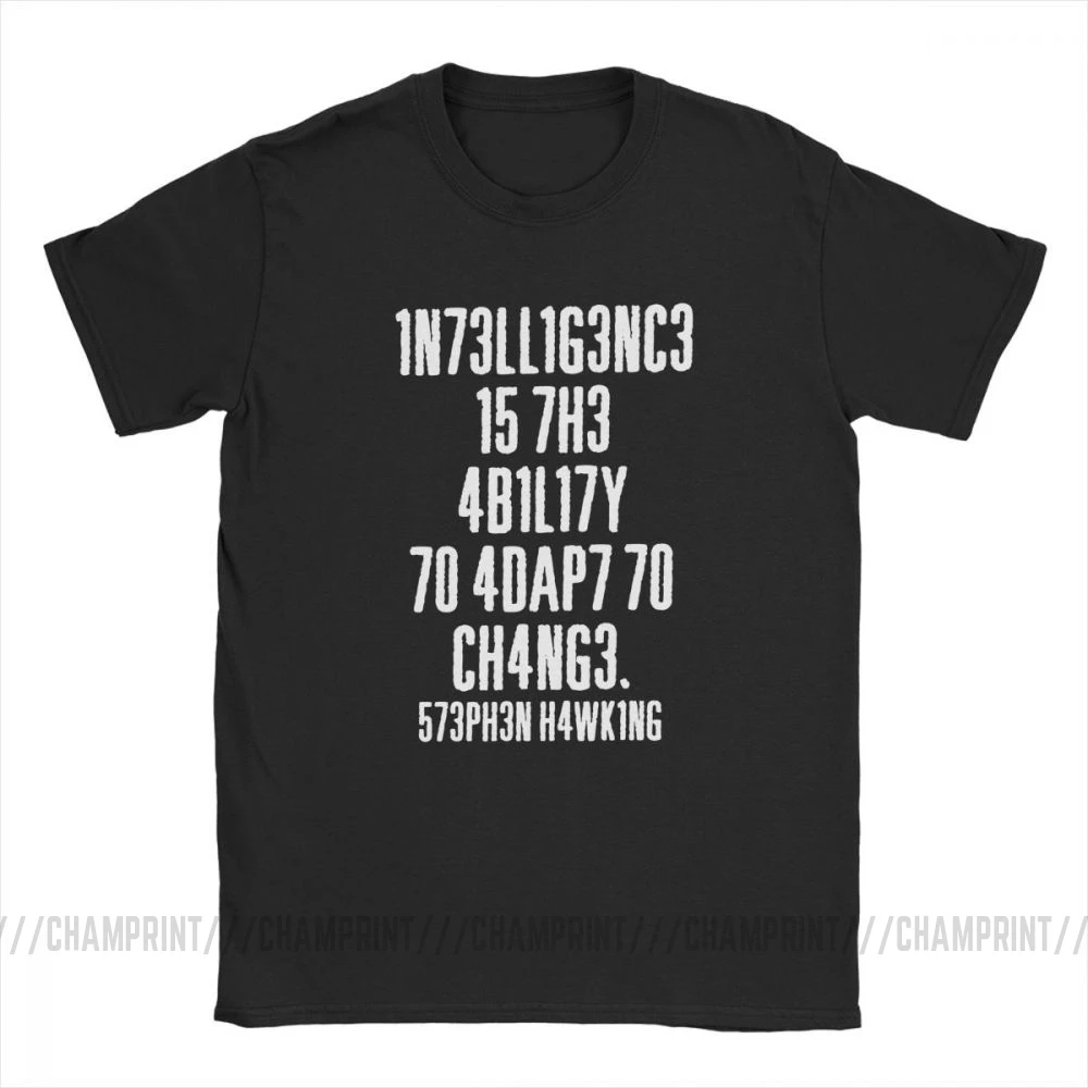 Мужская футболка Intelligence Vintage Intelligence-это способность адаптироваться к изменениям