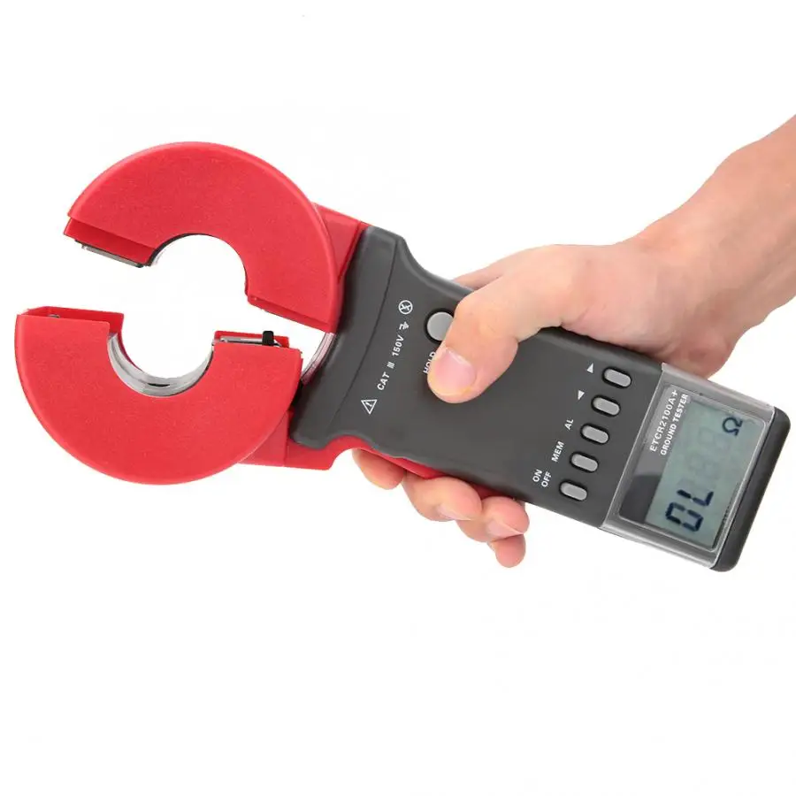 Тестер сопротивления заземления ETCR 2100A + измерение петли диапазон измерения