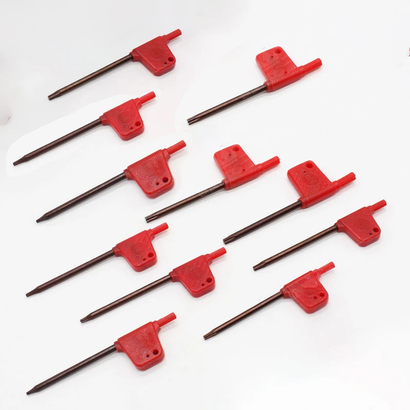BEYOND T5 T6 T7 T8 T9 T10 T15 T20 Ключ Torx S2 с красным флагом 10 шт. аксессуары для станков