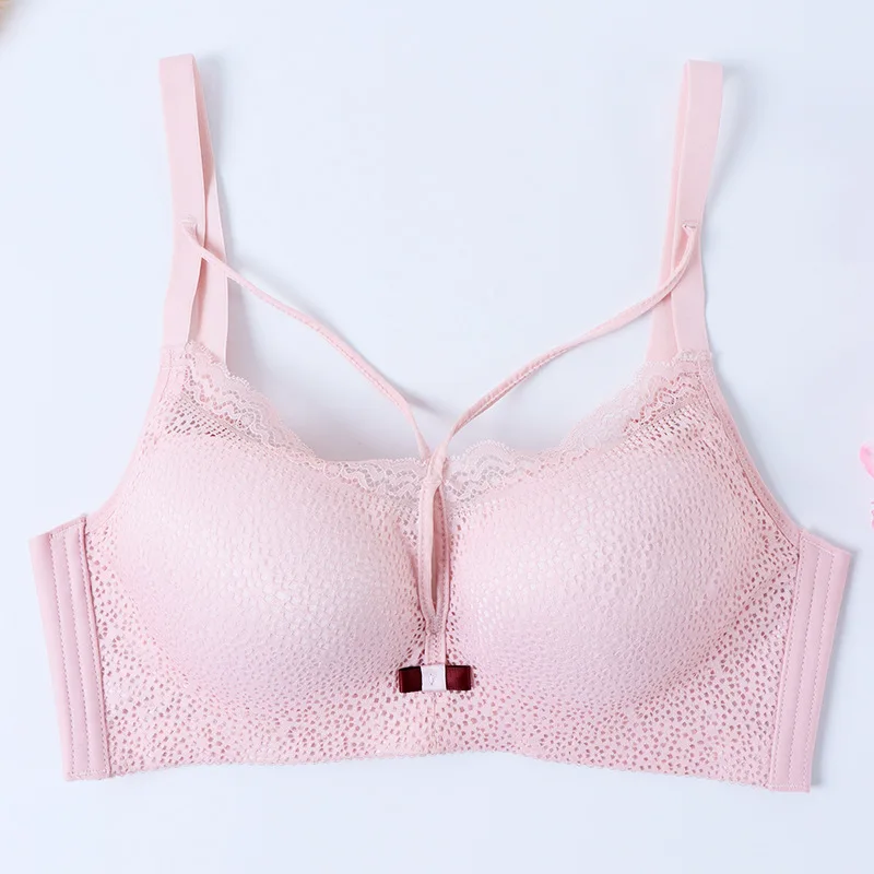 

Linbaiway Big Cup Bras for Women Seamless Large Size Lingerie Underwear Push Up Comfort Adjustable Bralette Sexy Brasieres