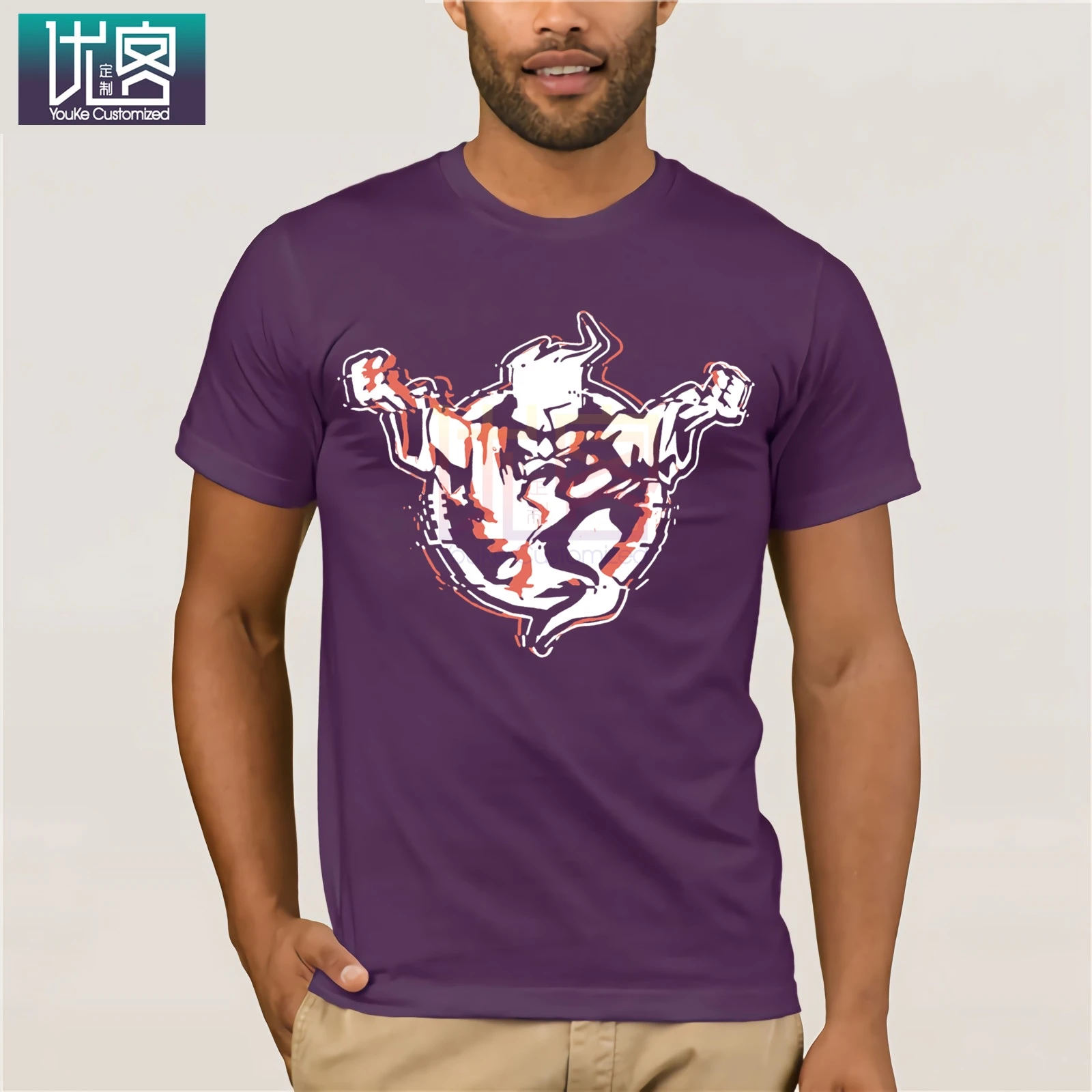 Новая мода Thunderdome логотип мужская футболка хардкор техно и габбер 2 стороны