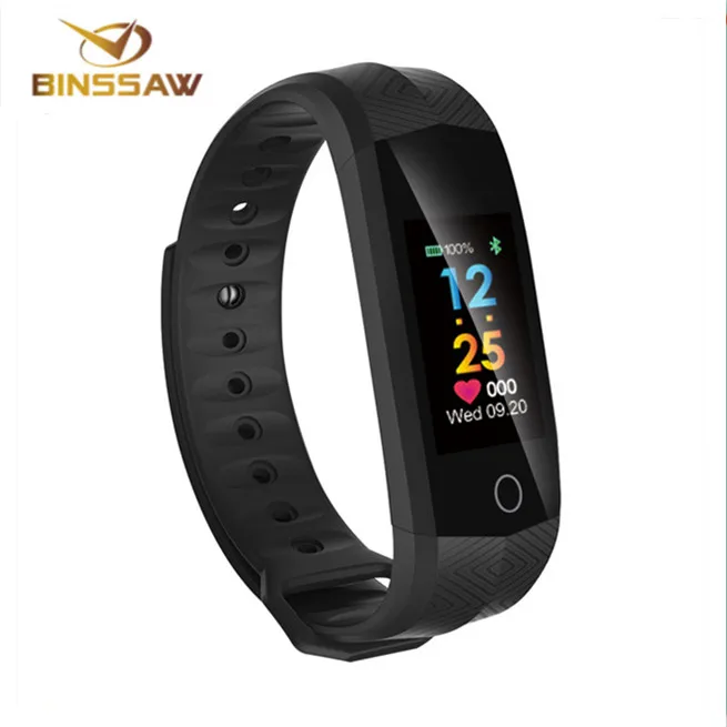 Фитнес браслет с пульсометром водонепроницаемый смарт спортивные часы