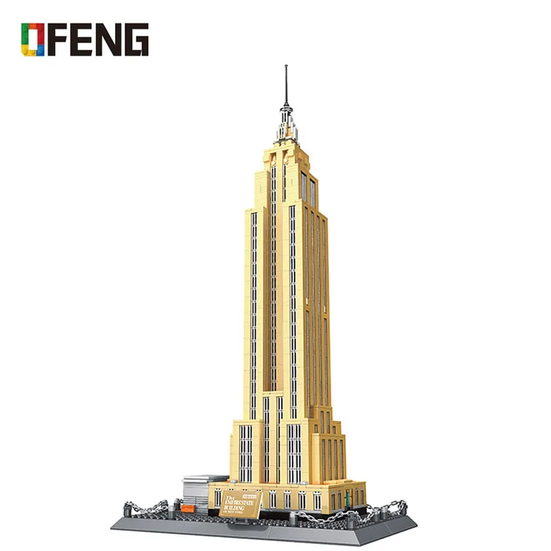 WANGE 5212 Building Blocks World Famous Architecture Series Empire State...