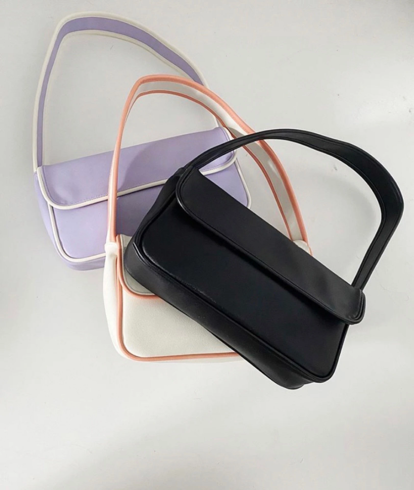 

Simple PU Leather Crossbody Bags For Women 2020 Solid Color Lady Shoulder Handbags Female Small Travel Cross Body