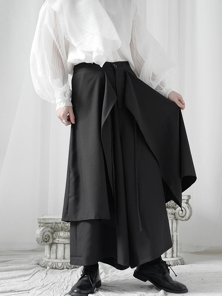 Ямамото jiufen женские японо-стильная двухслойная одежда с рисунком дизайн чувство