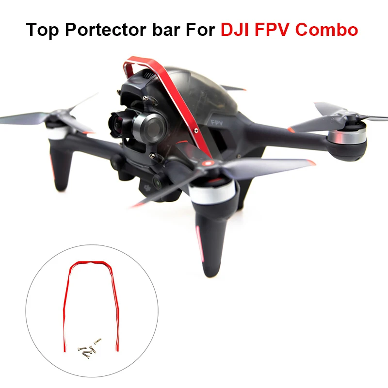 Верхняя Защитная панель для DJI FPV Combo Drone Aluminux бампер из сплава защитное кольцо