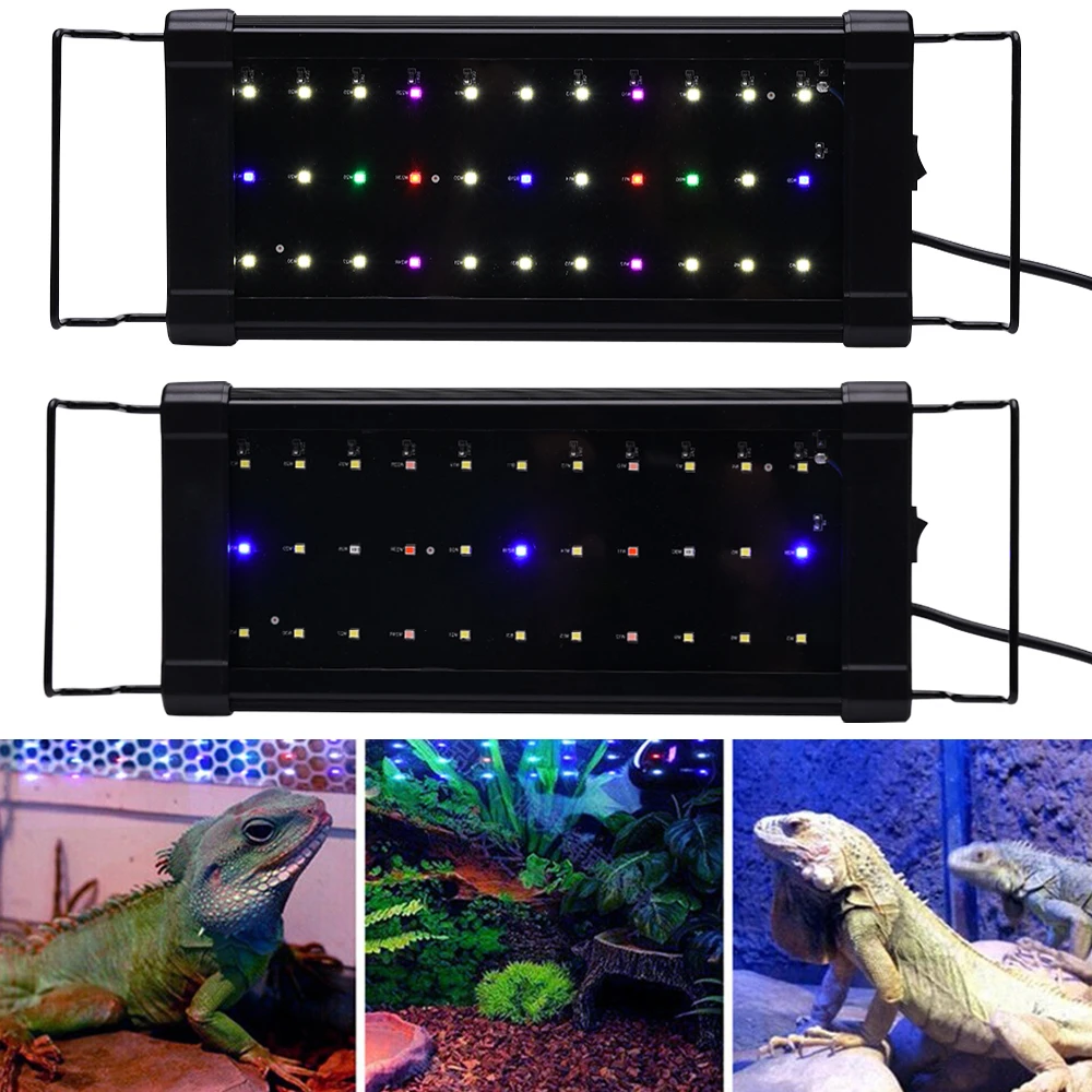 

30cm 20V LED Aquarium Light Full Spectrum Fish Tank Aquatic Plant Grow Lamp Super Slim LED Lighting Aquarium Accessoires D30