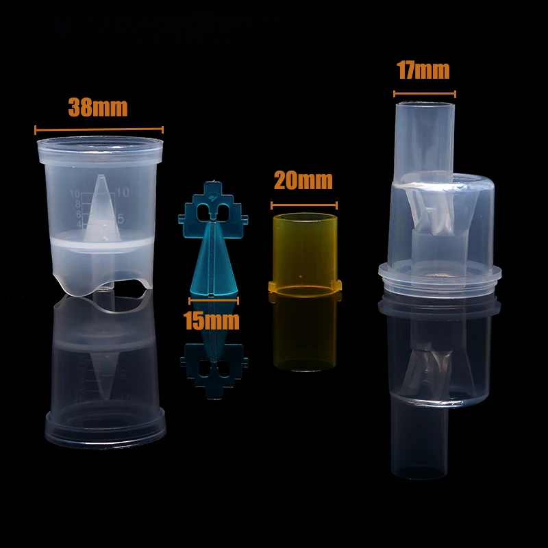 5pcs10ML медицинские детали ингалятора FDA медицинский бак чашки катетер компрессор небулайзер аксессуар распыленный распылитель инжектор