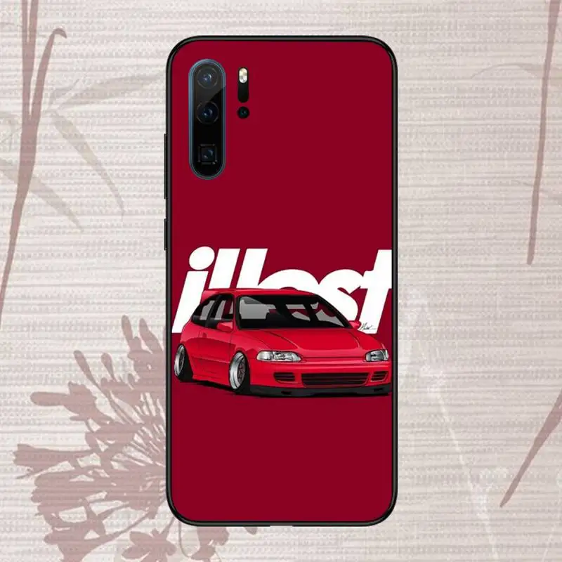 

BRIDE JDM Phone Case For Huawei P20 P30 P40 lite Pro P Smart 2019 Mate 10 20 Lite Pro Nova 5t