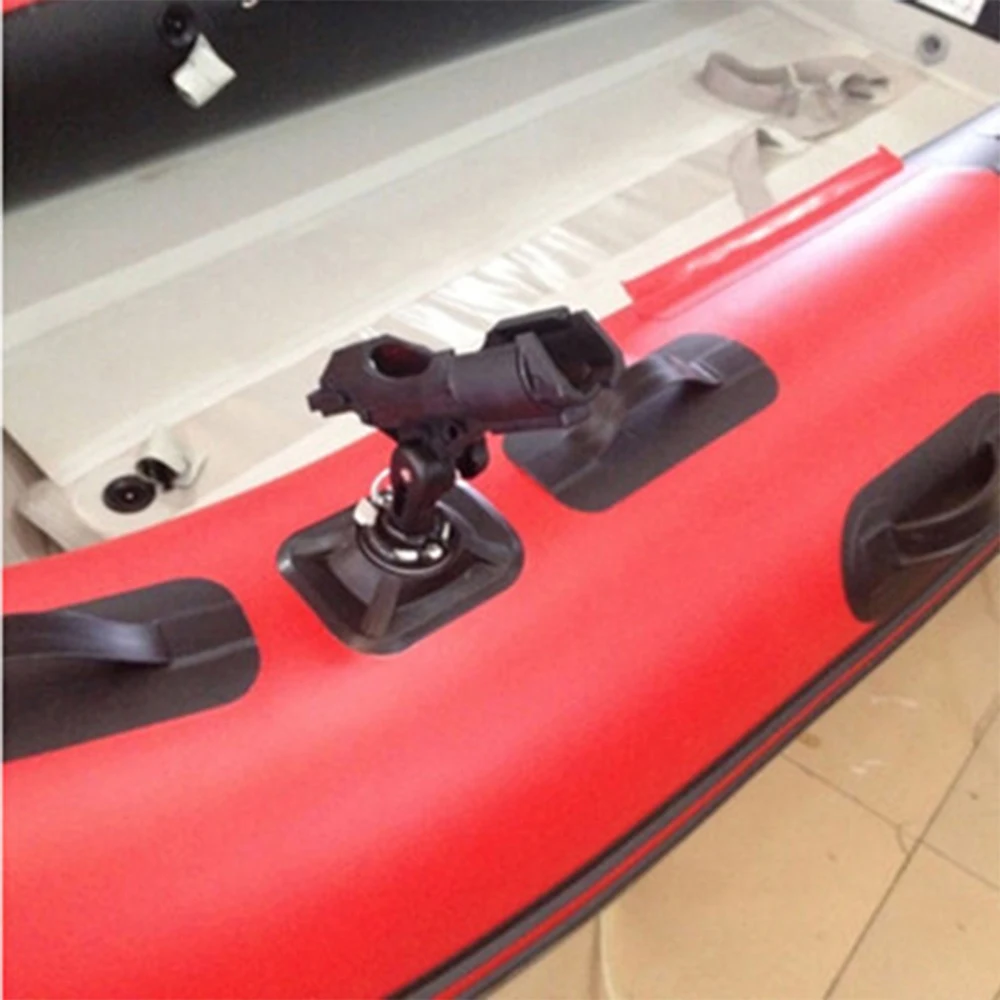 inflatable boat accessory dinghy raft fishing tool rod holder device pole pvc sup board kayak fixer fix pole mount angle