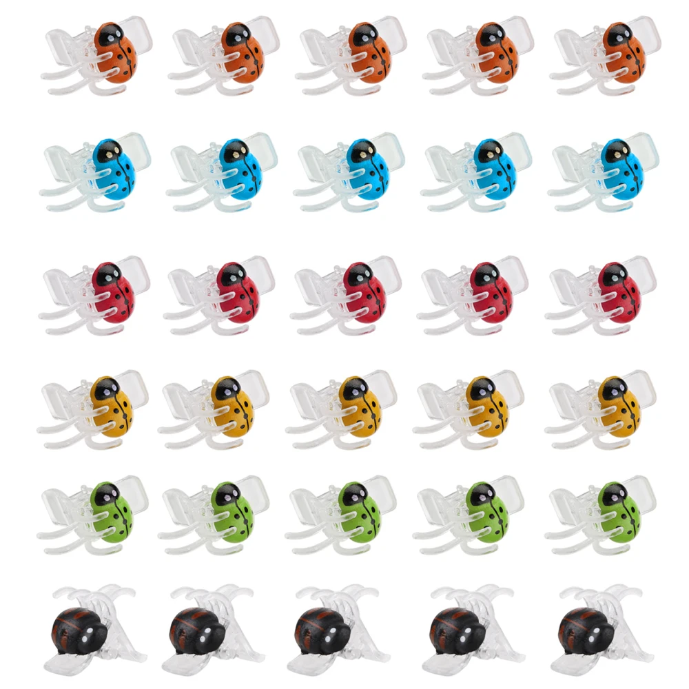 

Folder Durable Clip CuteCute Clips Ladybug Orchid Support Fixing Adorable Garden Plant
