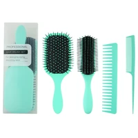 detangling hair hrush hair comb set detangler hairbrush curly hair barber accessories hair care styling tools barber accessories