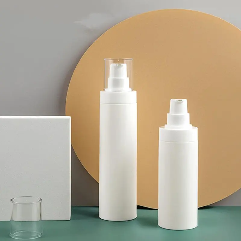 100 шт., портативные вакуумные многоразовые бутылки для косметического лосьона, 80 мл, 100 мл, 120 мл
