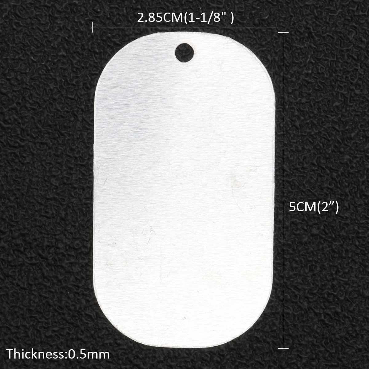 

100Pcs/lot Personalized Blank Dog ID Tag Customized Dog Name Tag Phone Pet ID Tags Dog Cat Pet Tag Aluminum