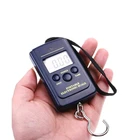 Цифровые Мини-весы 40 кг x 10 г для рыбалки, багажа, путешествий, подвесные строительные весы