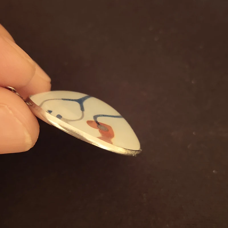 2 шт. круглые стеклянные подвески с изображением животного летучая мышь кошки