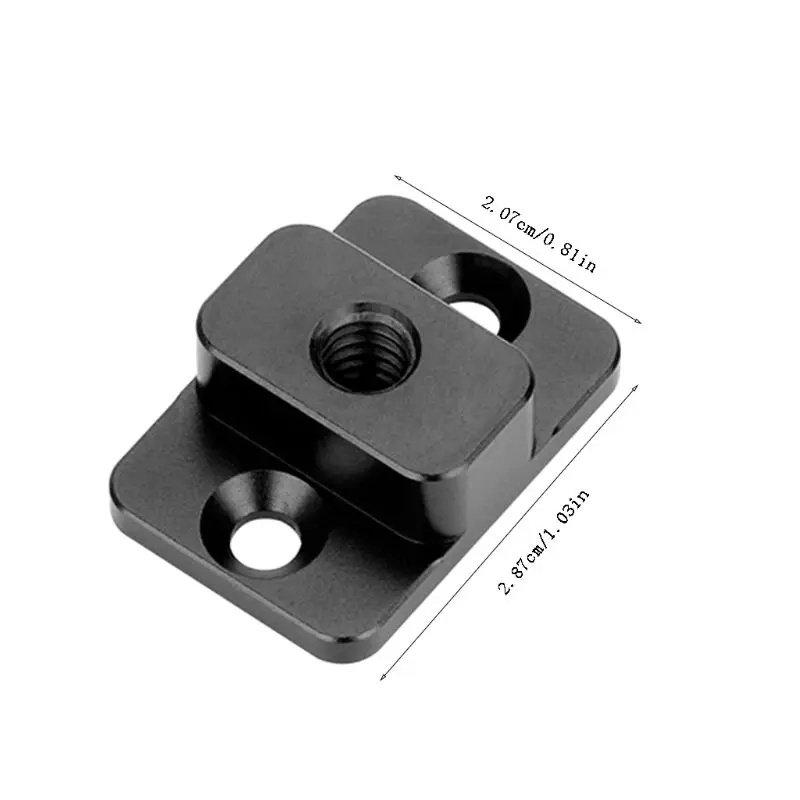 

Aluminum Alloy Adapter Mount for Dji Ronin S Accessory Handle M4 to 1/4 3/4 Screw Adapter Monitor Extension Arm
